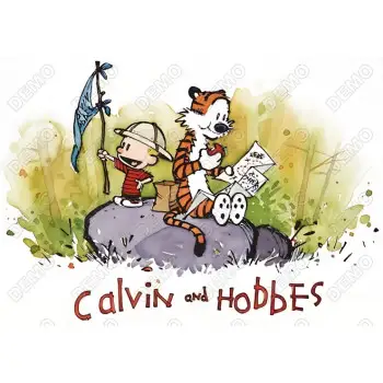 Calvin and Hobbes DTF Shirt Iron On Transfer N5
