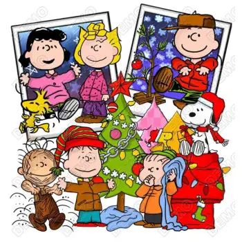 Charlie Brown Christmas  DTF  Iron on Transfer  