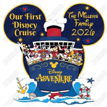 Disney Family Cruise Ship  Personalized  DTF  Iron on Transfer