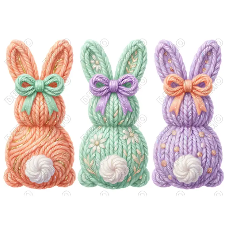 Easter Bunny DTF Iron On Transfer N8