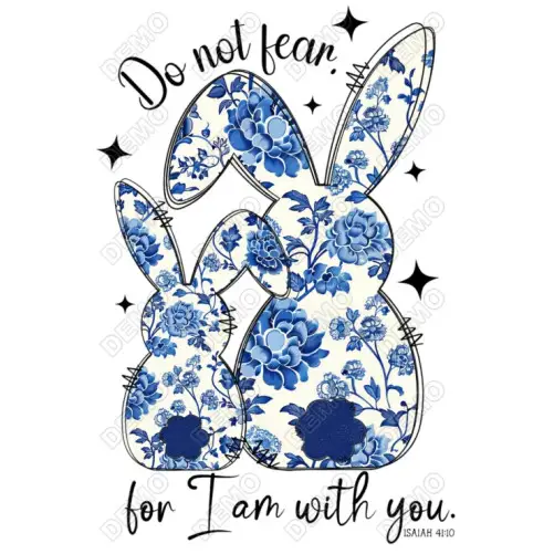 Easter Bunnys  DTF Iron On Transfer