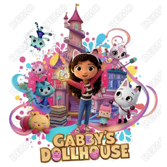 Gabby's Dollhouse  DTF   Iron on Transfer N7