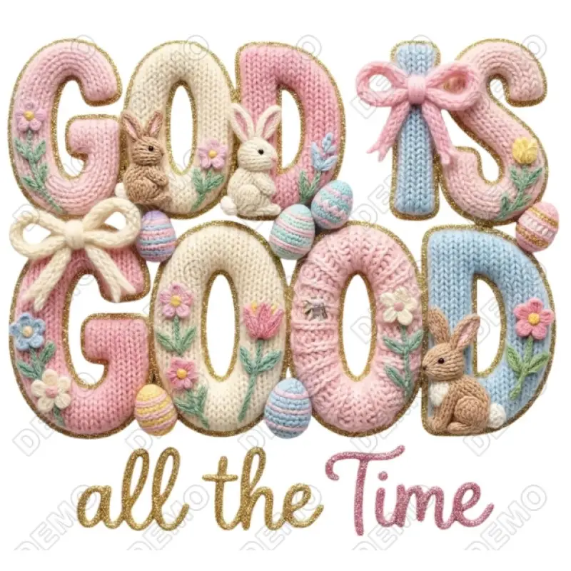 God is Good Easter  DTF Iron On Transfer