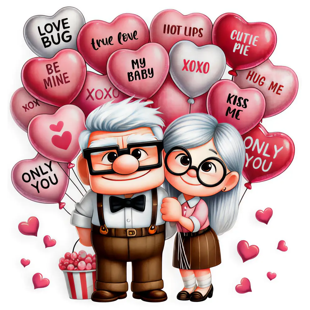 Happy Valentines Day   DTF Iron on Transfer  N9