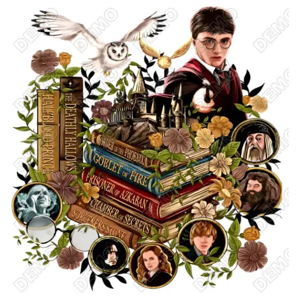 Harry Potter  DTF Shirtb  Iron on Transfer