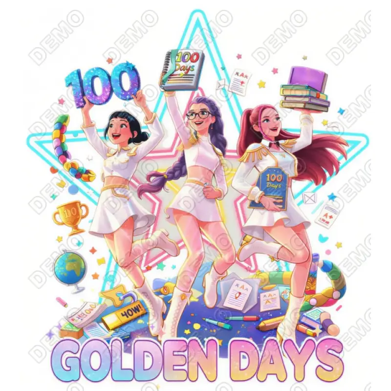 KPop Golden Days 100  DTF Iron on Transfer