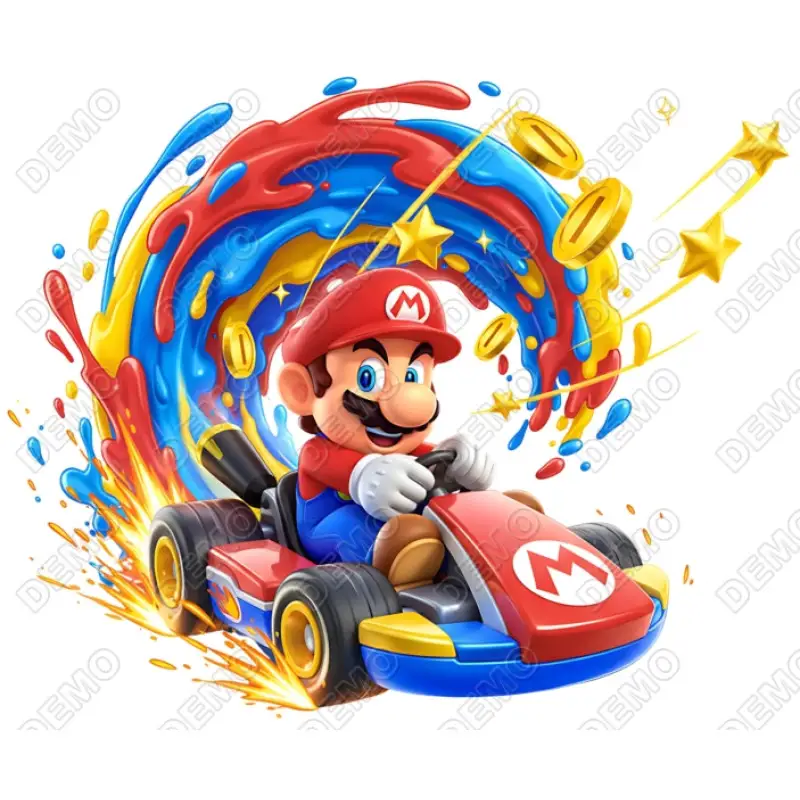 Mario Kart DTF  Iron on Transfer N66