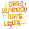 One Hundred Days later Spongebob   DTF  Iron on Transfer 