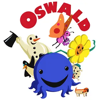 Oswald the Octopus T Shirt Iron on Transfer Decal #5