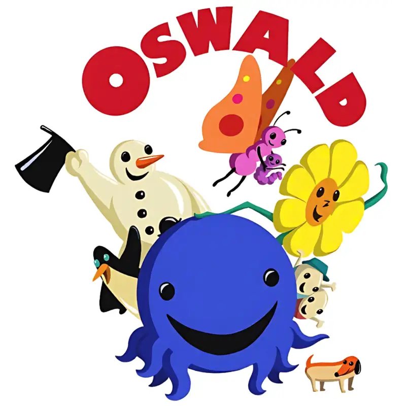 Oswald the Octopus T Shirt Iron on Transfer Decal #5