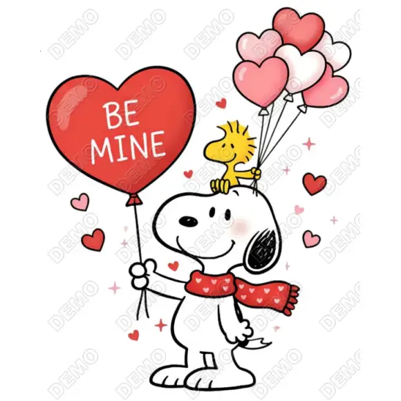Peanuts Be Mine  DTF Iron on Transfer