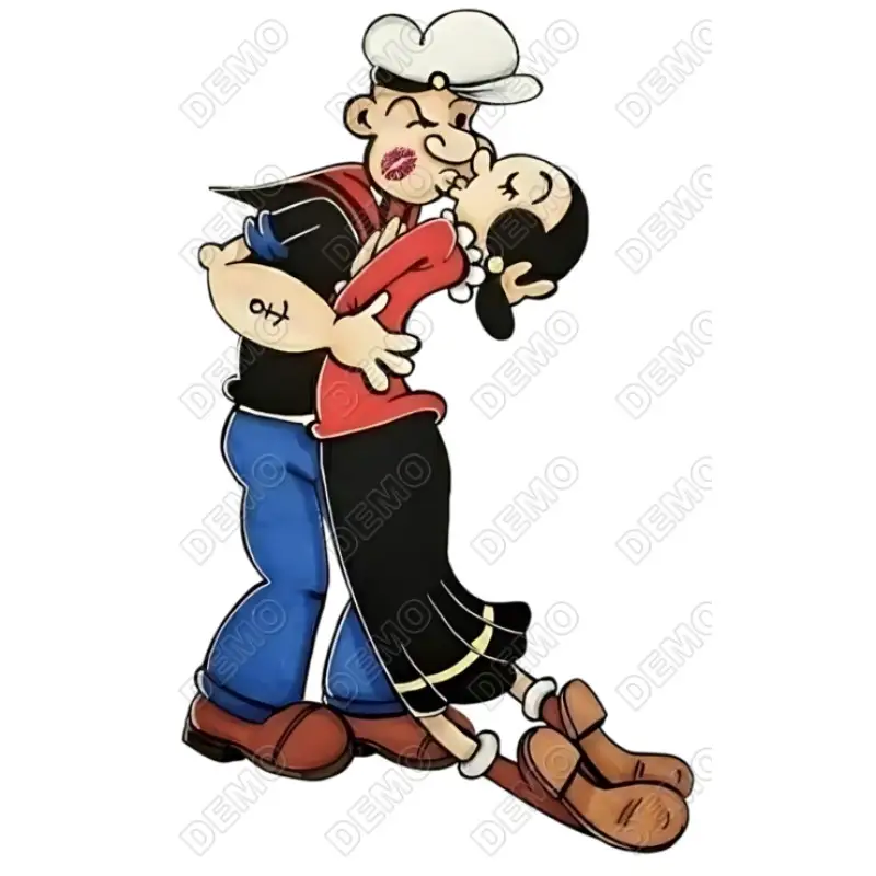 Popeye Valentine  DTF  Shirt Iron on Transfer