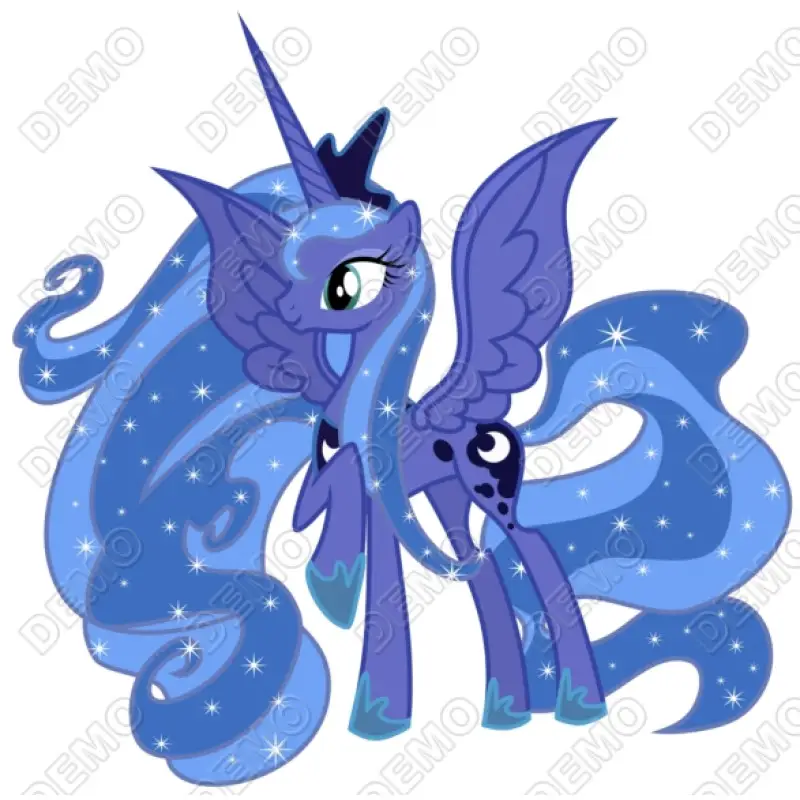 Princess Luna  My Little Pony  DTF Iron On Transfer