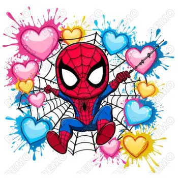 Spidey Valentines Day  DTF  Iron on Transfer
