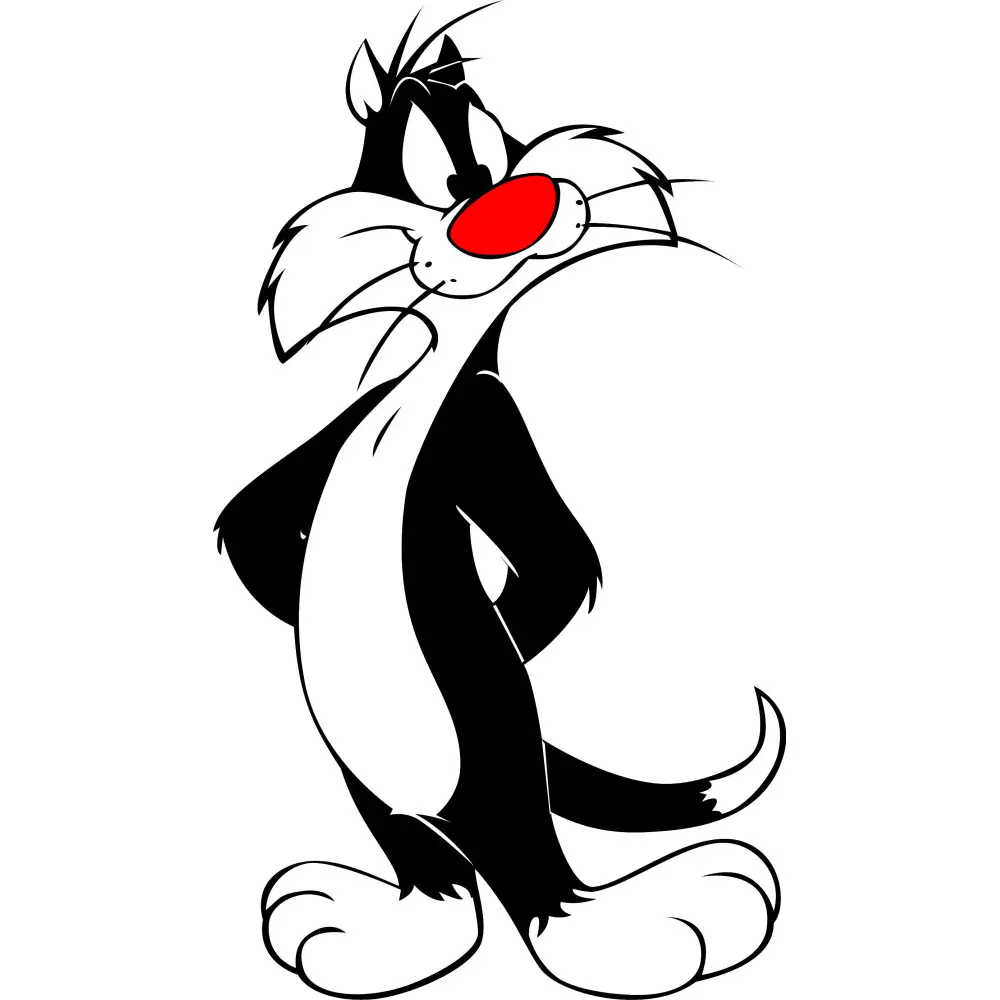 Sylvester The Cat DTF Shirt Iron on Transfer