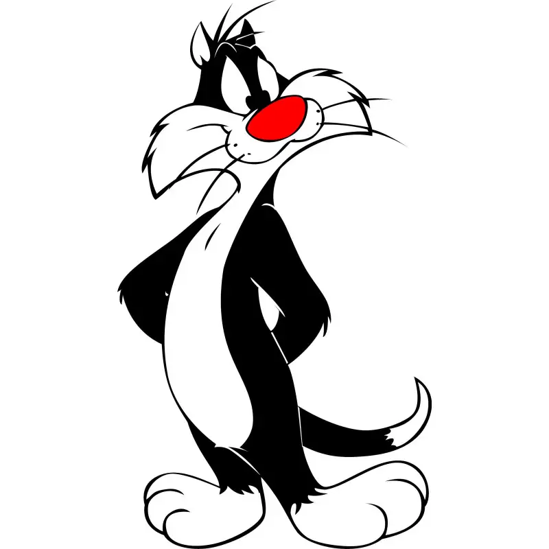 Sylvester The Cat DTF Shirt Iron on Transfer