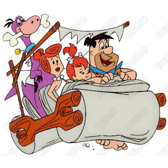 The Flintstones  DTF  Iron on Transfer N11