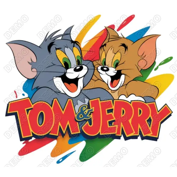 Tom and Jerry  DTF  Iron on Transfer N5