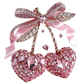 Valentines  Crystal Hearts  DTF Iron on Transfer
