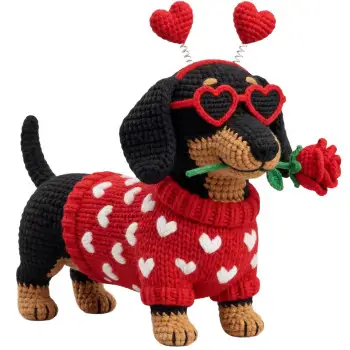 Valentines Dog DTF Shirt Iron on Transfer