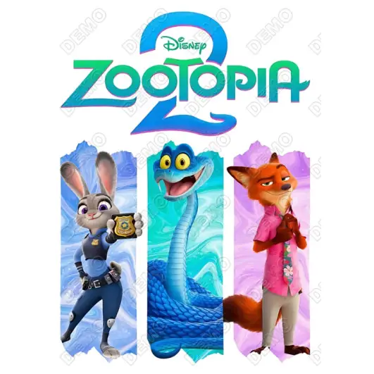Zootopia  DTF Iron on Transfer
