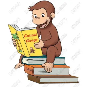 Curious George  DTF  Shirt Iron on Transfer  N6