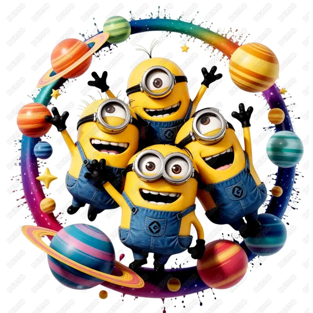 Despicable Me Minions DTF  Shirt Iron on Transfer N78