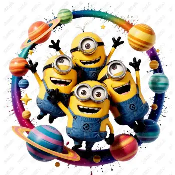 Despicable Me Minions DTF  Shirt Iron on Transfer N78