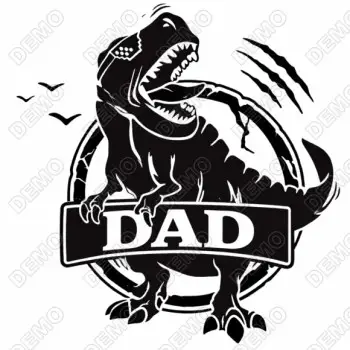 Dinosaur Dad  Iron On Transfer Vinyl HTV