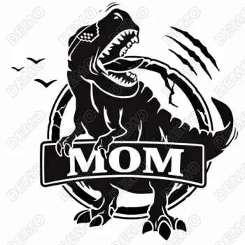 Dinosaur Mom  Iron On Transfer Vinyl HTV