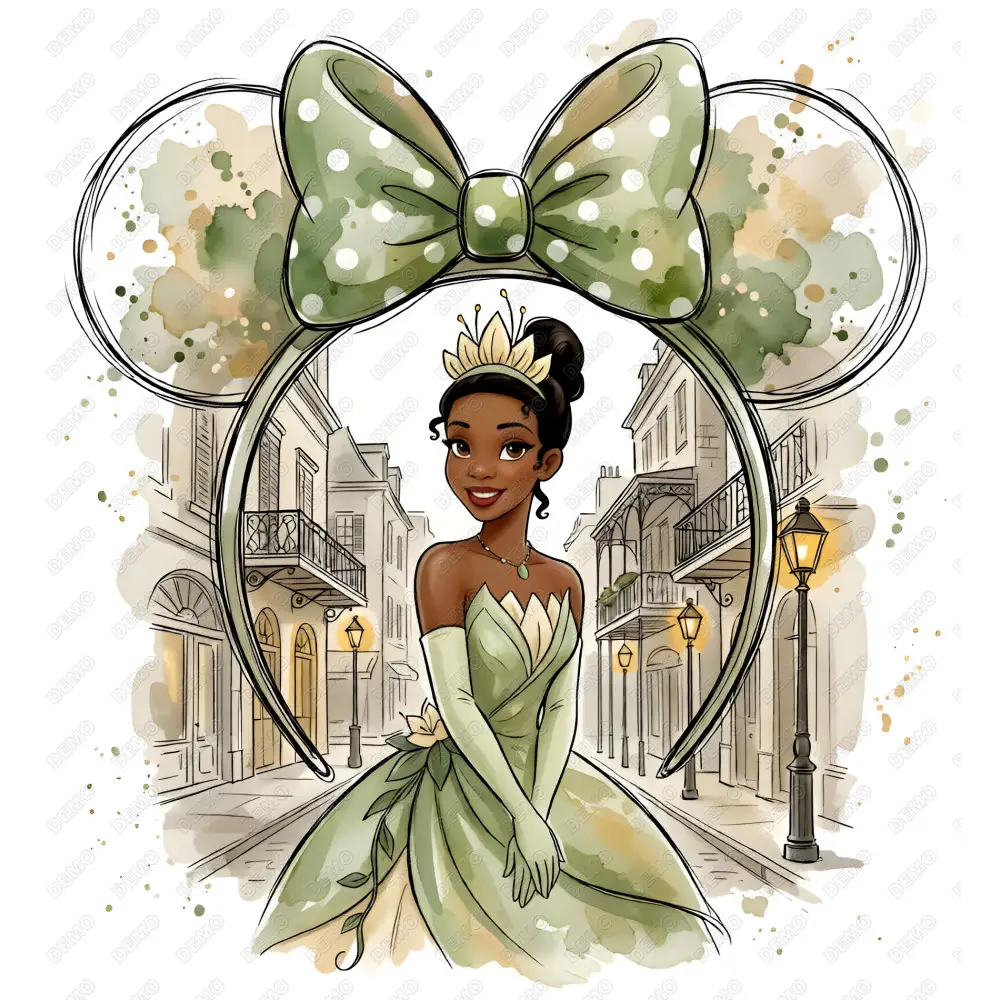 Disney Princess Tiana  DTF Iron on Transfer N9