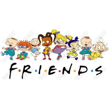 Friends Rugrats DTF  Shirt Iron on Transfer