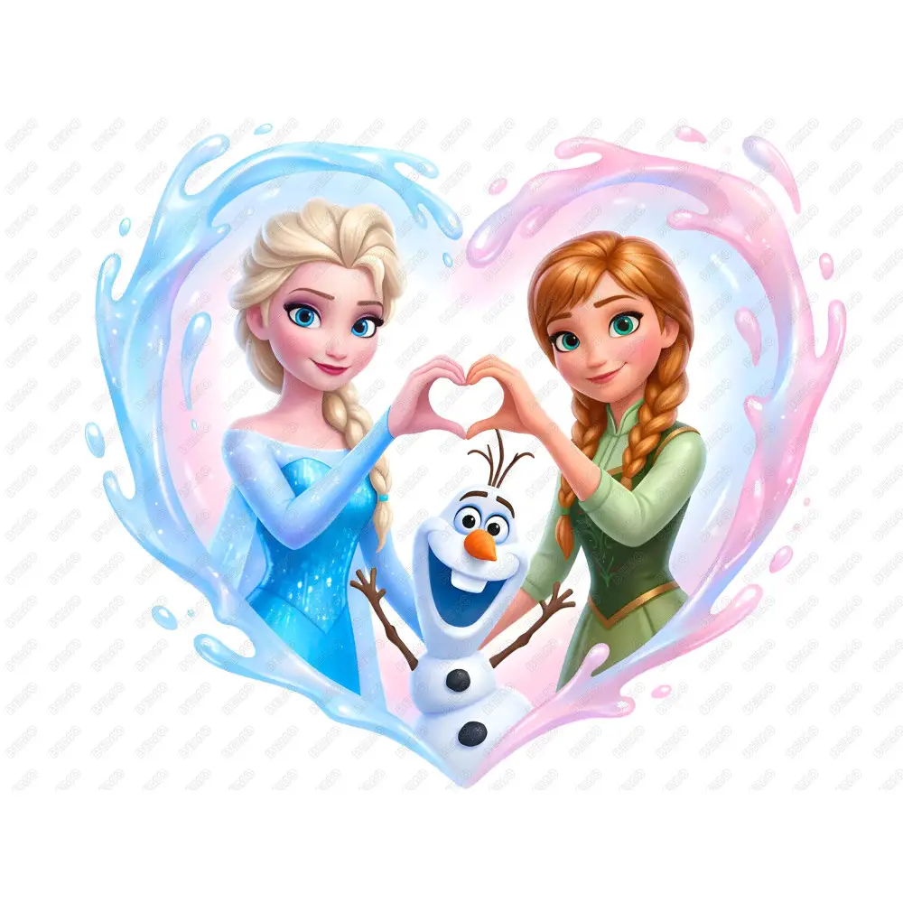 Frozen  Elsa  Disney DTF Iron on Transfer  N88