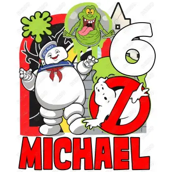 Ghostbusters  Personalized Custom DTF  Shirt Iron on Transfer