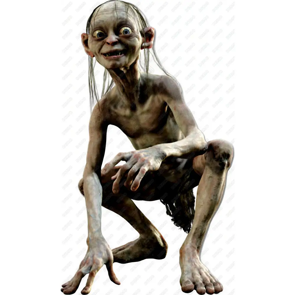 Gollum Sméagol  DTF Iron on Transfer