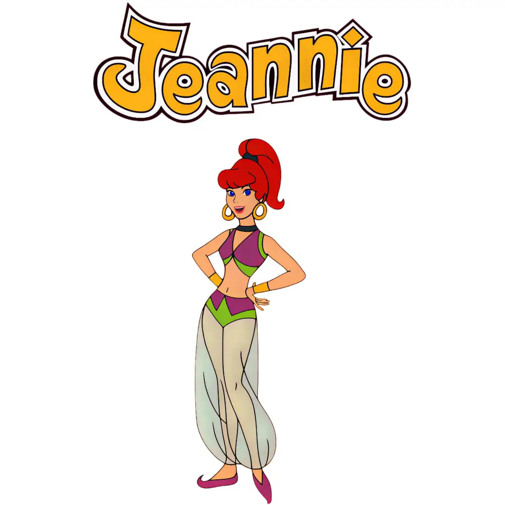 Jeannie from the 1970s series  DTF Iron on Transfer