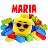 Lego Face Personalized DTF  Iron on Transfer