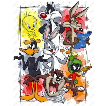 Looney Tunes  Tweety DTF Iron on Transfer
