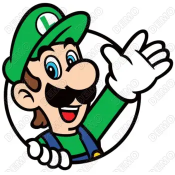 Luigi  DTF Iron on Transfer  N8