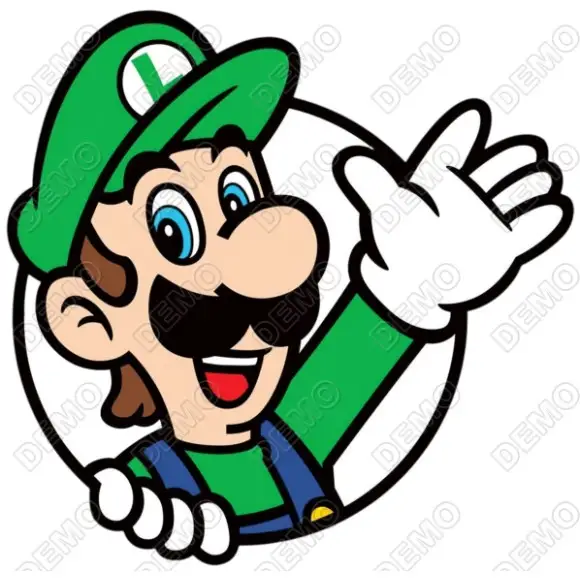 Luigi  DTF Iron on Transfer  N8