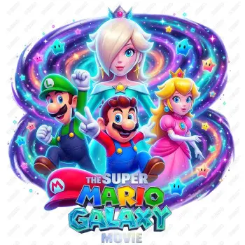 Mario Galaxy  Princess Daisy  DTF   Shirt Iron on Transfer