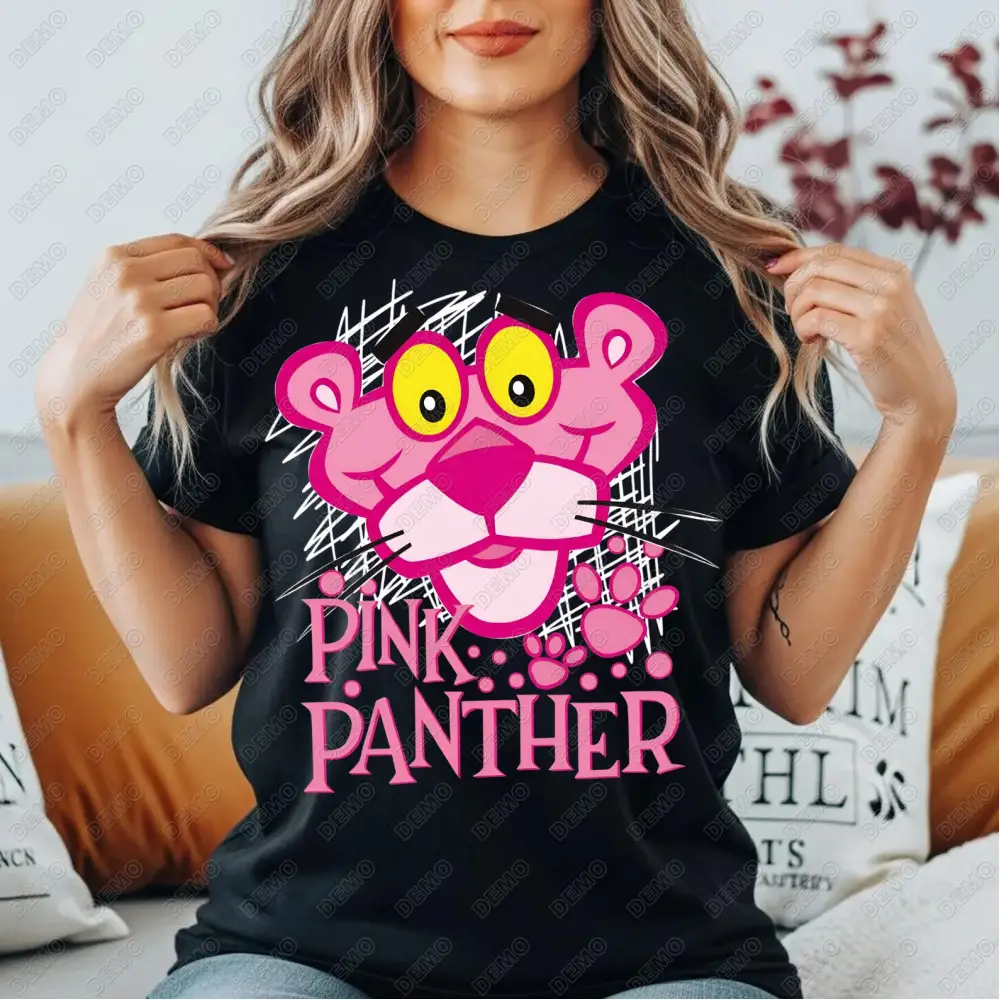 Pink Panther   DTF  Iron on Transfer  N8