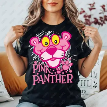 Pink Panther   DTF  Iron on Transfer  N8