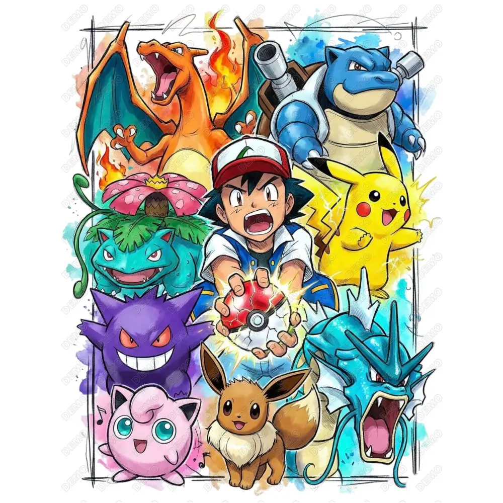 Pokemon  DTF Iron on Transfer  N87