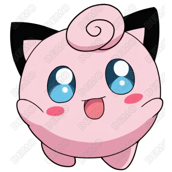 Pokémon Jigglypuff  DTF  Iron on Transfer  N8