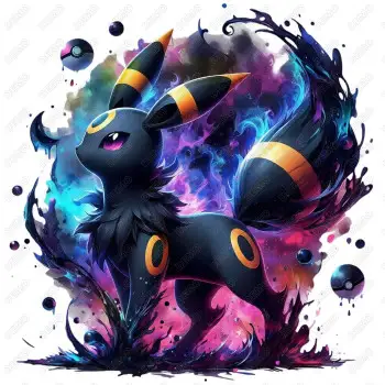 Pokémon Umbreon  DTF Iron on Transfer