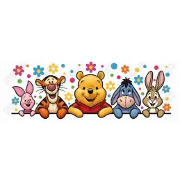  Pooh & Friends   DTF  Shirt Iron on Transfer
