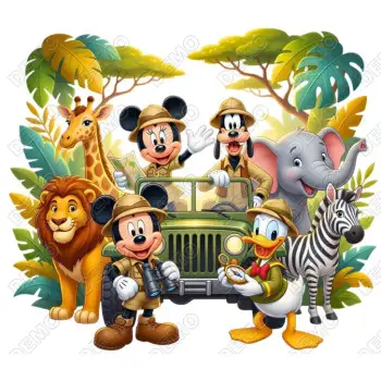Safari  Disney DTF Iron on Transfer
