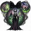Sleeping beauty Disney Maleficent   DTF Iron on Transfer