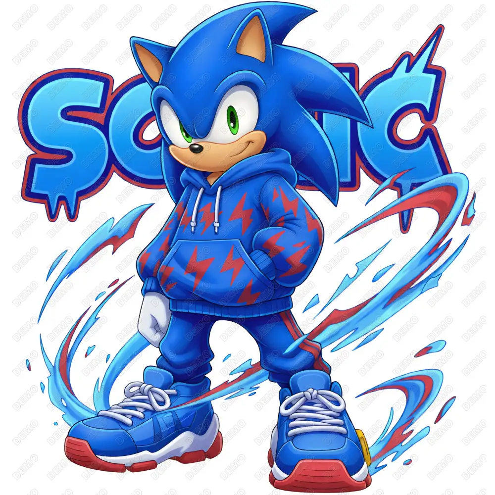 Sonic  DTF  Shirt Iron on Transfer #78